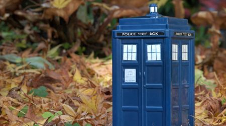 a little tardis toy.